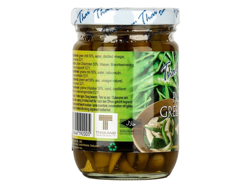 Thai Dancer Pácolt zöld chili 200g