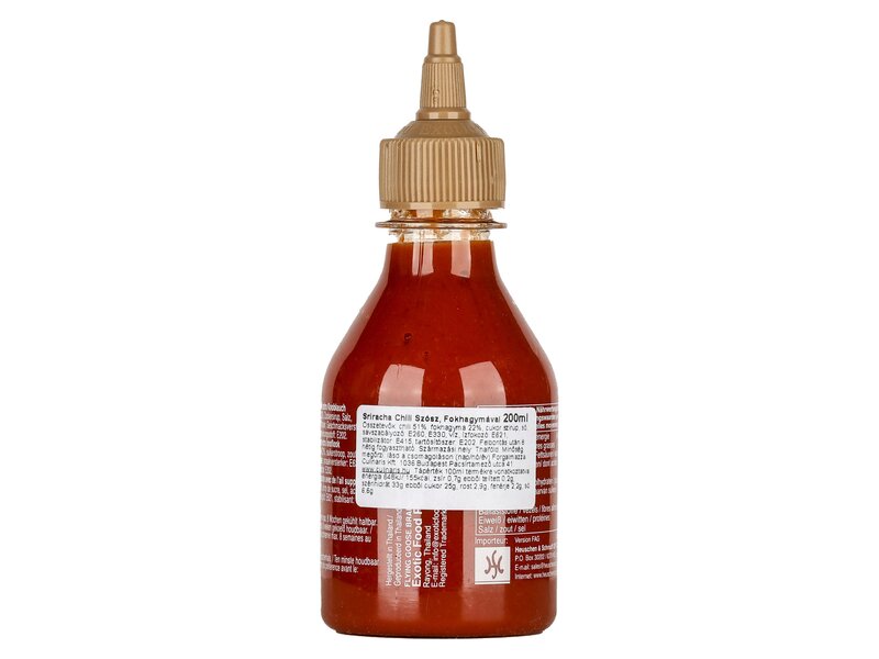 Sriracha fokhagymás chili szósz 200ml