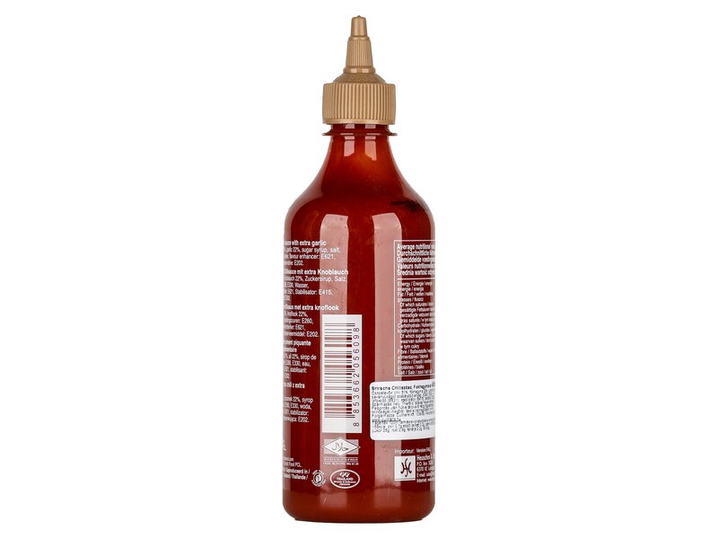 Sriracha Fokhagymás chilli szósz 455ml