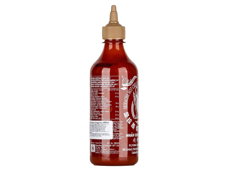 Sriracha Fokhagymás chilli szósz 455ml