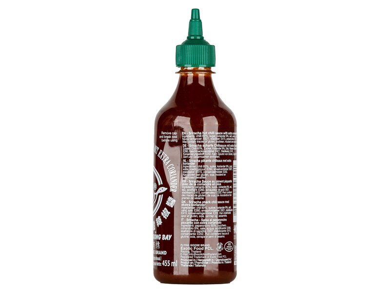 Sriracha Chilli korianderes chili szósz 455ml