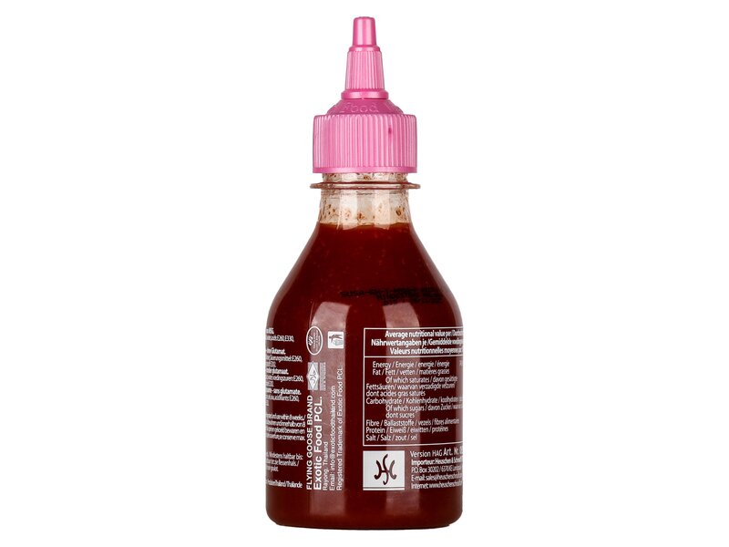 Sriracha Extra csípős chili szósz nátriumglutamát nélkül 200ml