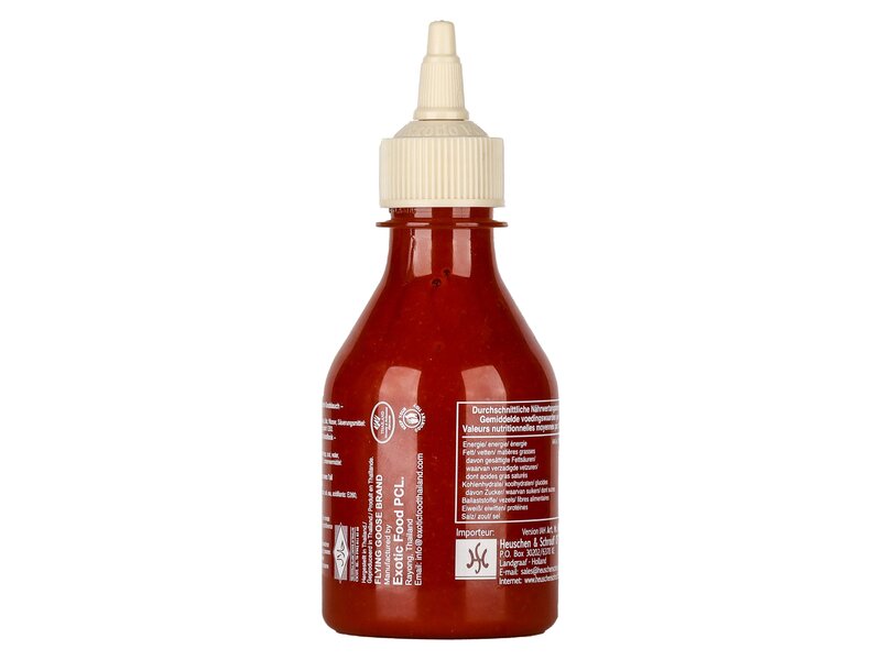 Sriracha fokhagymás chili szósz nátriumglutamát nélkül 200ml