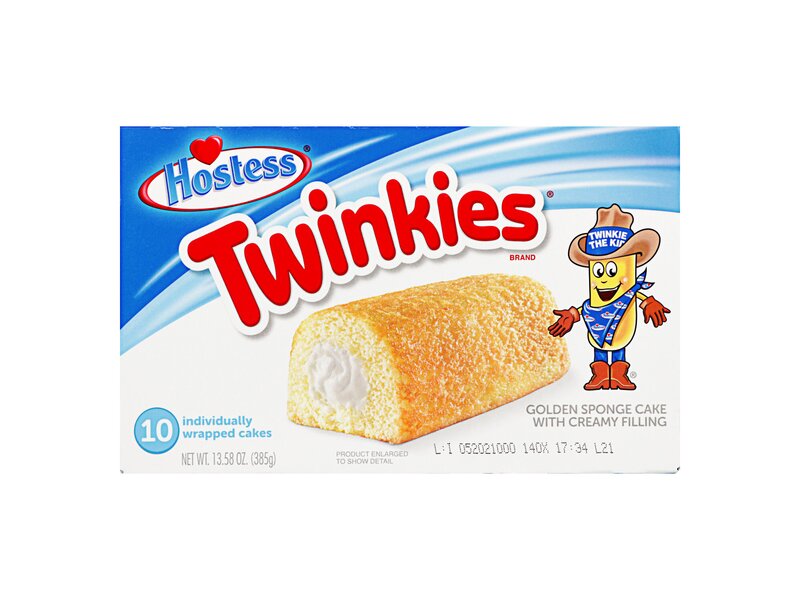 Hostess Twinkies Golden Sponge Cake Creamy Filling 385g