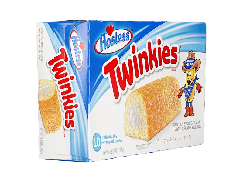 Hostess Twinkies Golden Sponge Cake Creamy Filling 385g