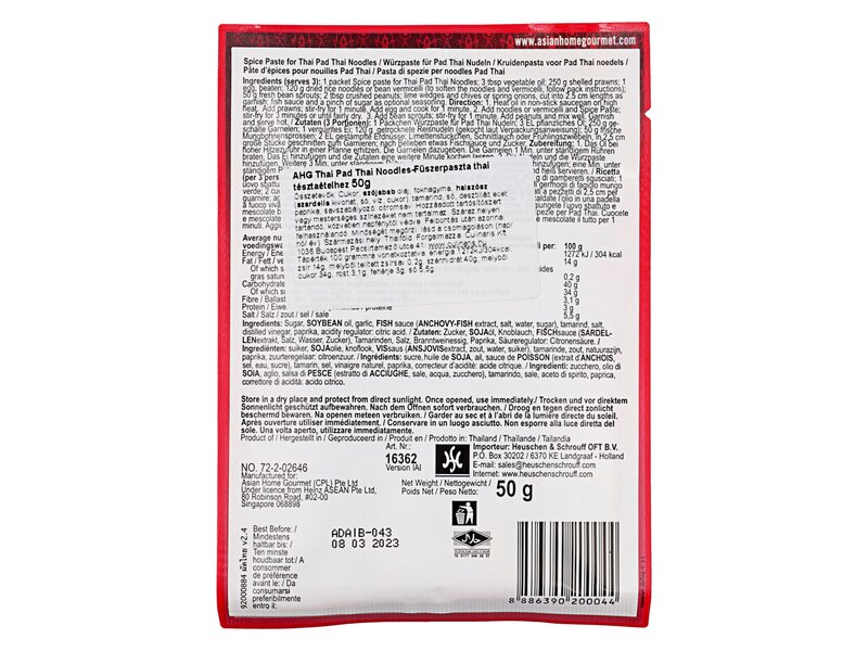 AHG Thai Pad Thai Noodles 50 g