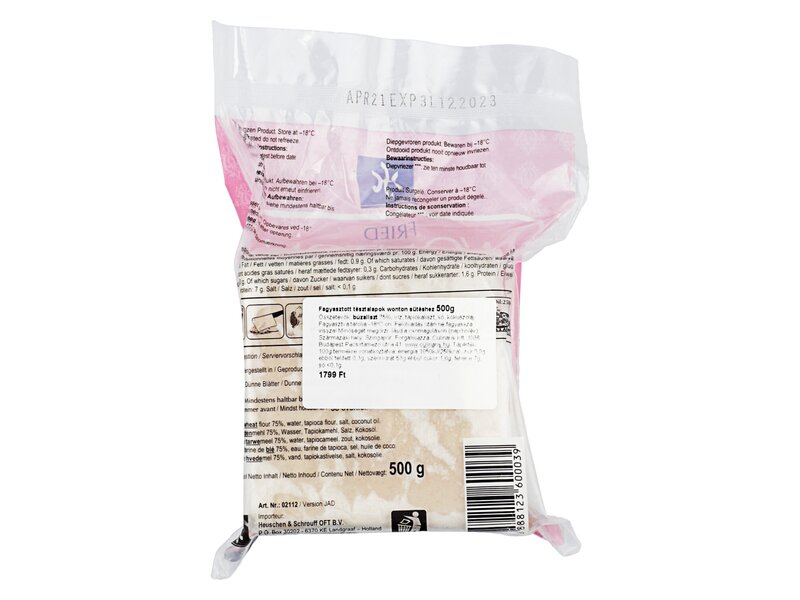 North** South Wonton Frying sütéshez 500g