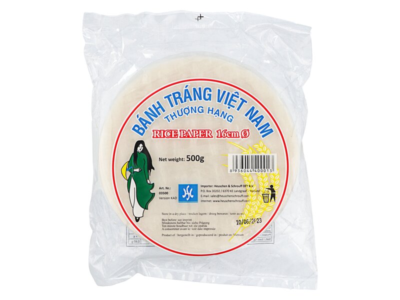 Báhn Tráng Viet Nam rizslap 16cm 500g