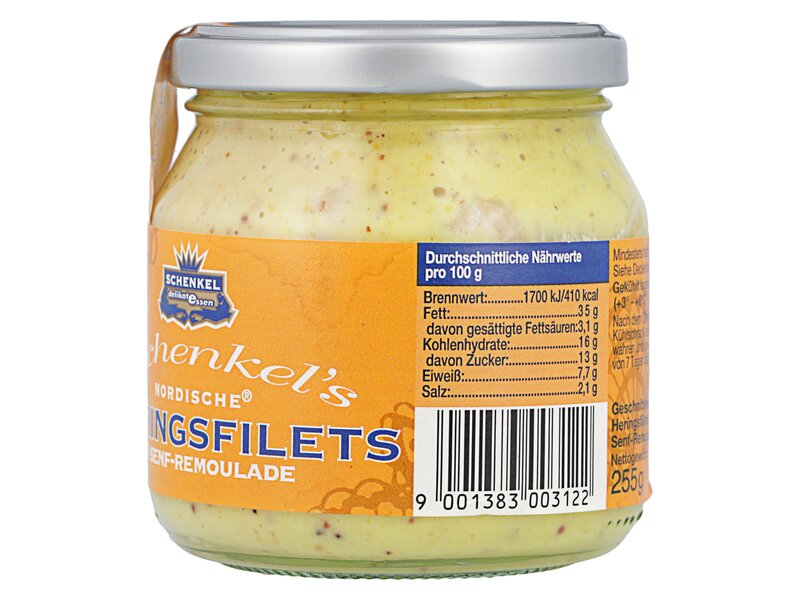 Schenkel* Hering Senf mustáros 255g