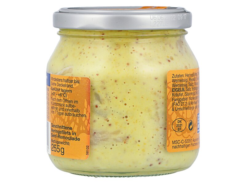 Schenkel* Hering Senf mustáros 255g