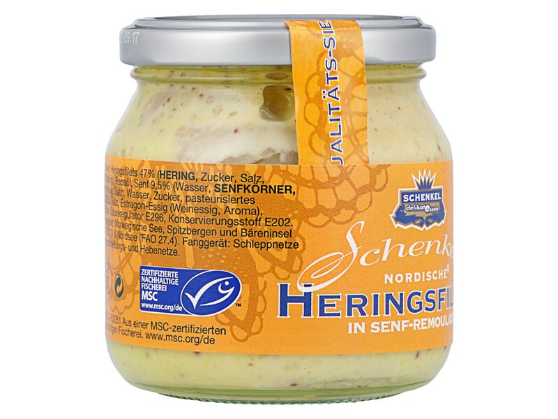 Schenkel* Hering Senf mustáros 255g
