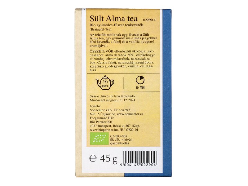 Sonnentor Bio Sült alma tea 45g