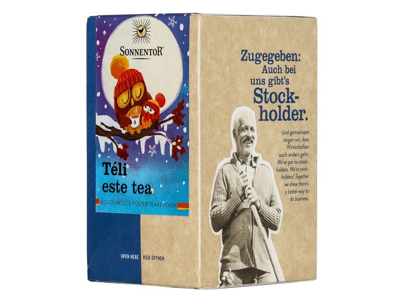 Sonnentor Bio Téli este tea filteres 45g