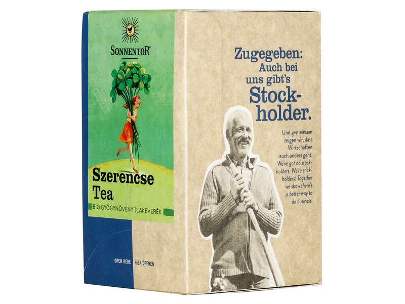 Sonnentor Bio Szerencse herbál teakeverék filteres 27g