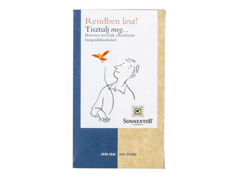 Sonnentor Bio Rendben lesz-Tisztulj meg herbál teakeverék  27g