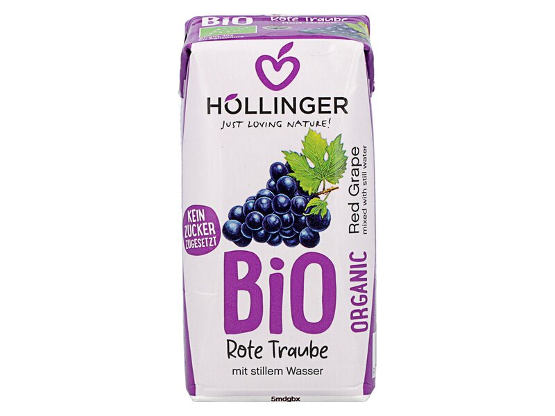 Höllinger Bio Gyümölcsital Vörösszőlő 0,2L