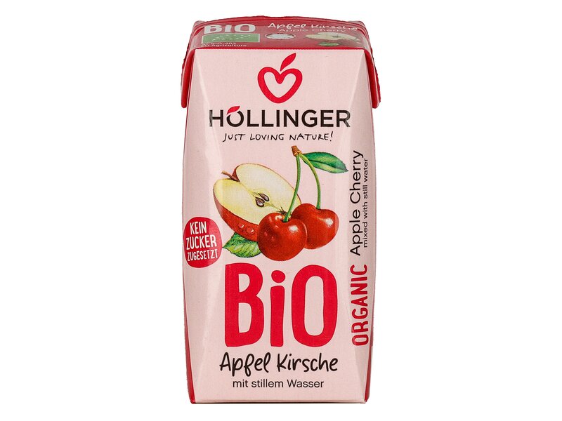 Höllinger Bio Gyümölcsital Alma-Meggy 0,2L