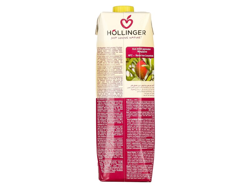 Höllinger Bio Gyümölcsital Mangó 1L