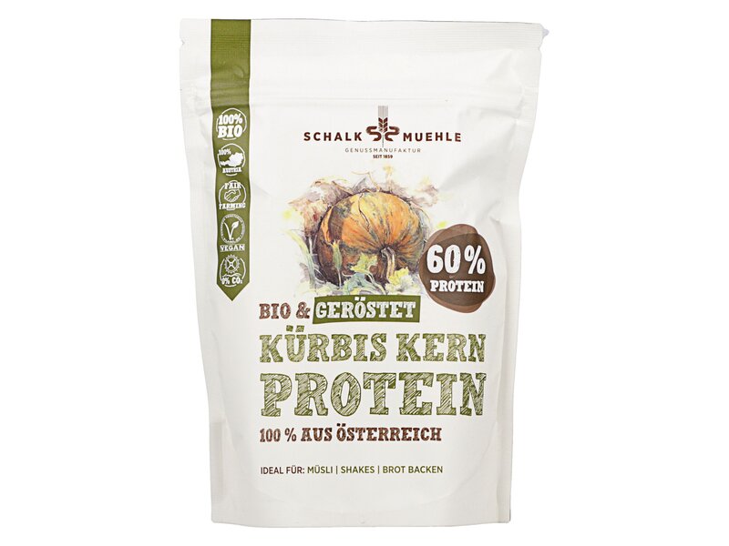 Schalk Mühle Bio Protein Pulver Geröstet Kürbiskern 350g