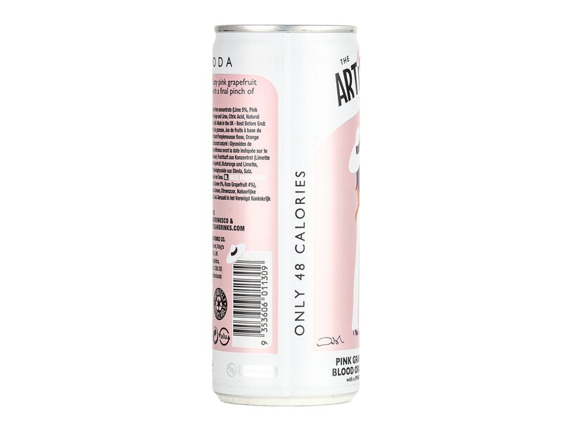 Artisan Drinks ASD Pink Grapefruit Soda 250ml