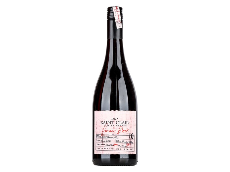 Saint Clair Block 10 Pinot Noir 2020 0,75l