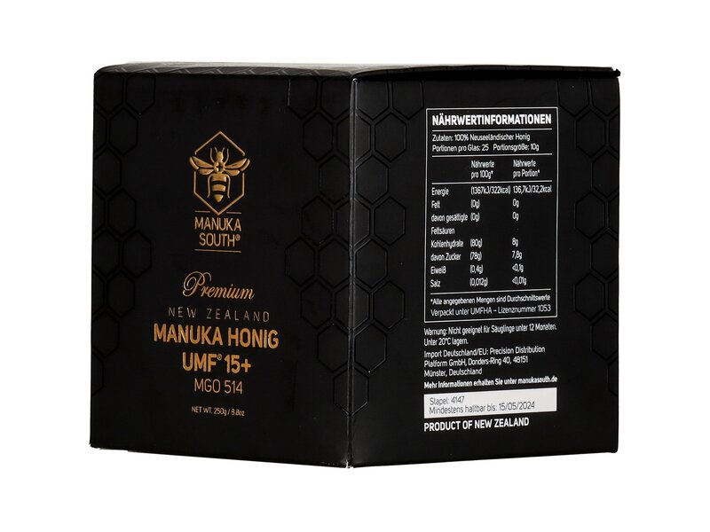 Manuka South Premium Manuka Honig UMF15+ 250g
