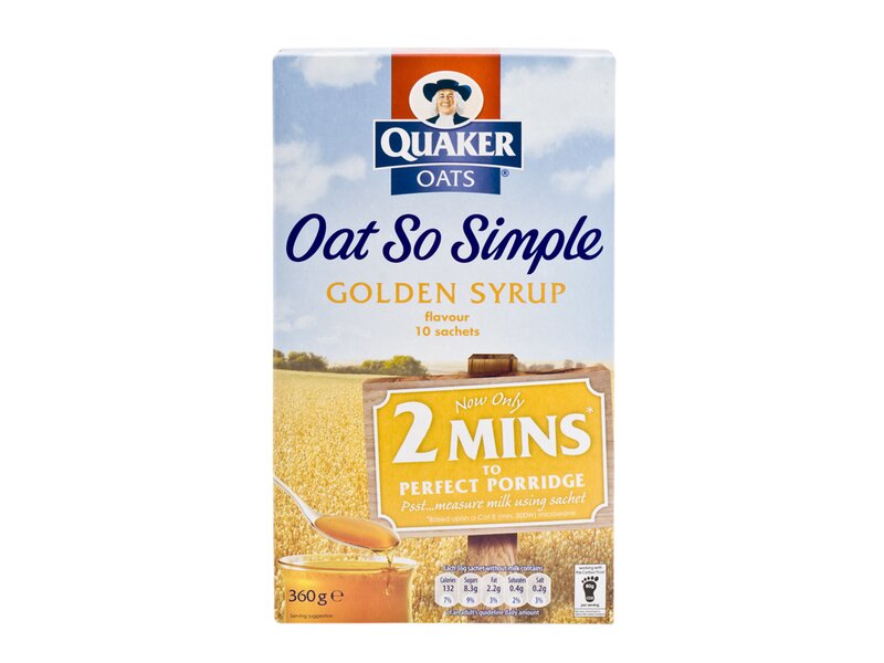 Quaker Oat So Simple Golden Syrup 360g