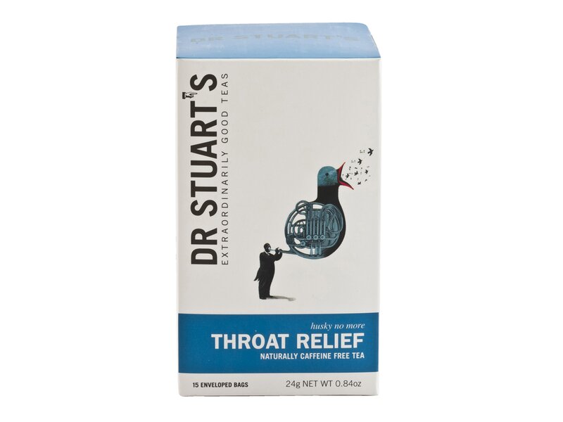 Dr Stuart's Caffeine Free Throat Relief 15 filter 24g