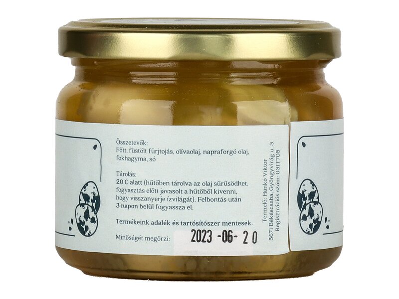 Hankó farm* Pácolt fürjtojás fokhagyma 275g