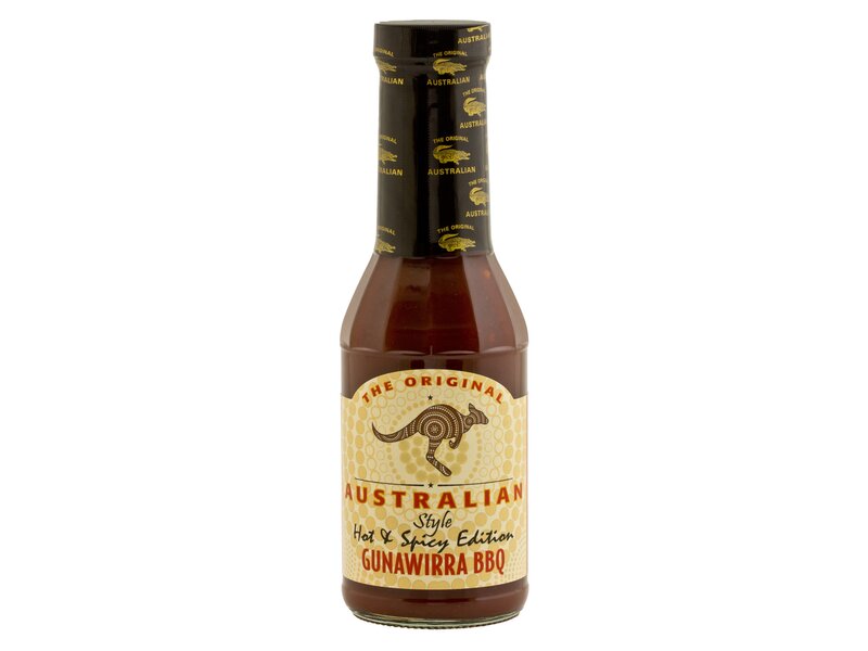 Australian Gunawirra Hot & Spicy BBQ Sauce  355ml