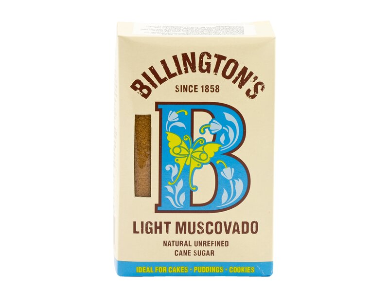Billington Muscovado világos nádcukor 500g