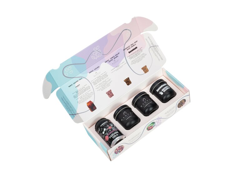 Circular Coffee Tasting Box, A kávé útja élménydoboz