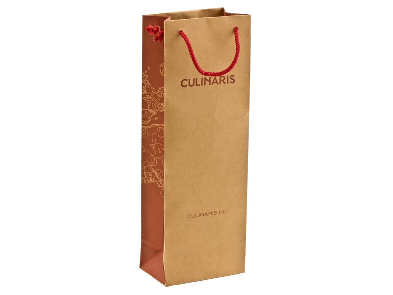 Culinaris zsinórfüles táska üveg kicsi 13x37x8 cm