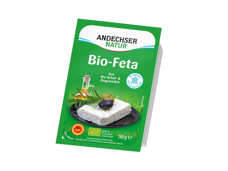 Andechser* Bio Greek feta sajt 180g