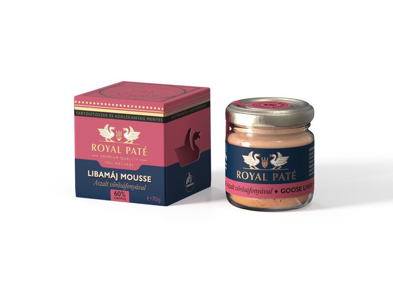 Royal Paté Prémium libamáj mousse vörösáfonyával 70g