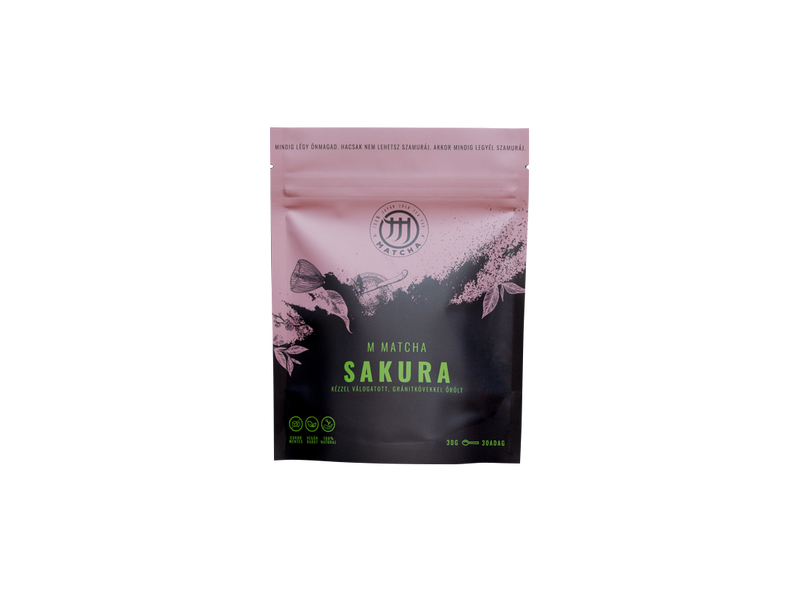 M Matcha Sakura cseresznyevirágos 30g