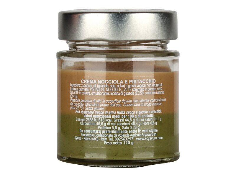 Scyavuru Crema alla Nocciola e Pistacchio 120g